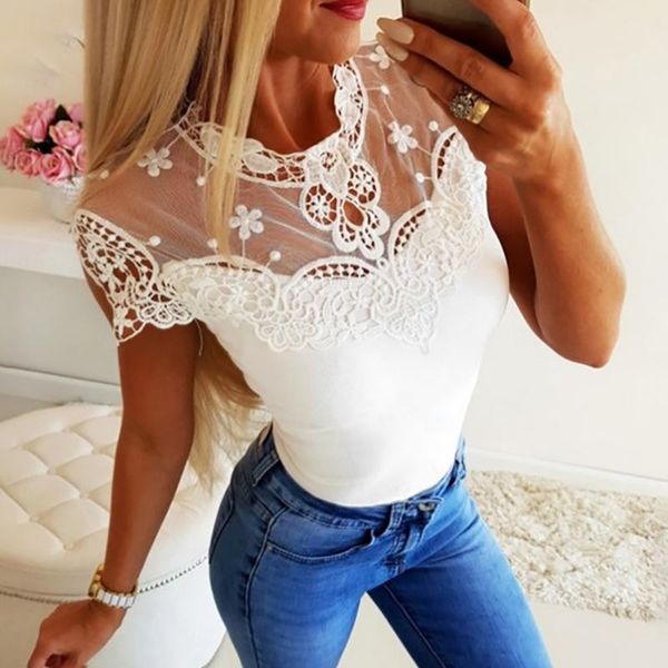 lace blouse women short sleeve shirt crew neck slim fit transparent tees hollow female summer white blusas women's blouses & shirt
lace blouse women short sleeve shirt crew neck slim fit transparent tees hollow female summer white blusas women's blouses & shirt