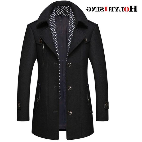 men's wool & blends coat men casual stylish woolen mens coats single button warm outwear overcoat with scarf size m-3xl 18627-5, Black
men's wool & blends coat men casual stylish woolen mens coats single button warm outwear overcoat with scarf size m-3xl 18627-5, Black