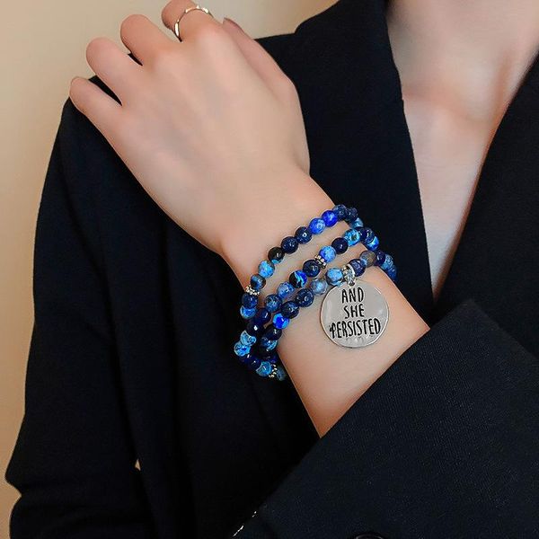 bangle english letter round brand crystal bracelet autumn retro national temperament versatile high sense of minority design h, Black
bangle english letter round brand crystal bracelet autumn retro national temperament versatile high sense of minority design h, Black
