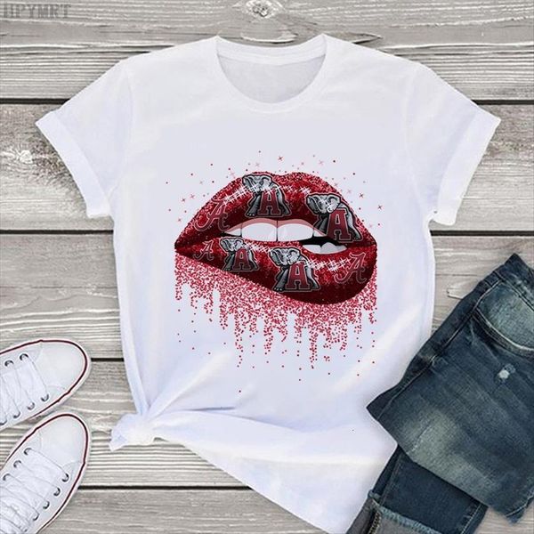 summer harajuku fashion womens lips printing casual short sleeved large size ladies, White
summer harajuku fashion womens lips printing casual short sleeved large size ladies, White