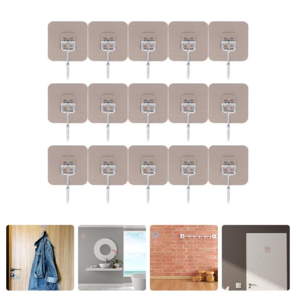 hooks & rails 15pcs wall-mounted kitchen wall hanging self-adhesive storage 
hooks & rails 15pcs wall-mounted kitchen wall hanging self-adhesive storage