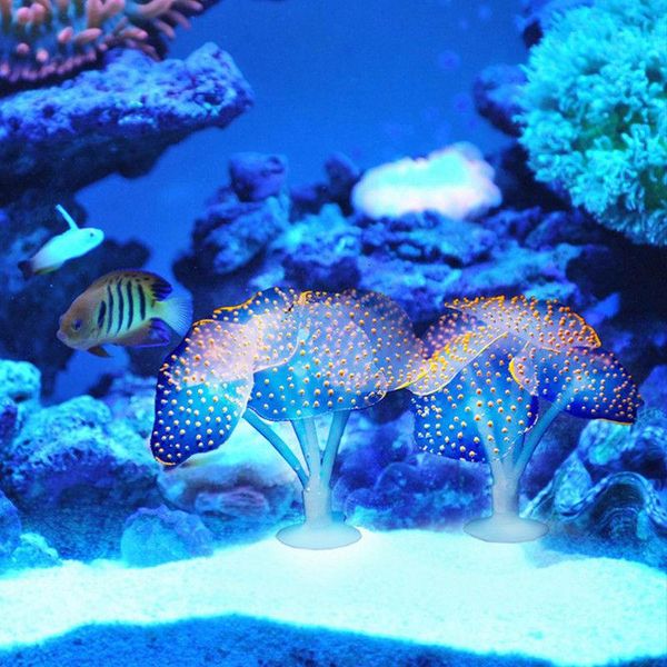 1pc artificial fluorescent jellyfish swimming luminous coral jellyfishes aquarium decor aquatic plants decorations 
1pc artificial fluorescent jellyfish swimming luminous coral jellyfishes aquarium decor aquatic plants decorations