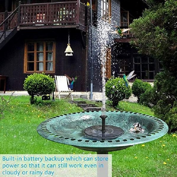 portable bird bath floating solar 0.7v 1.4w garden decoration fountain water pump decorations
portable bird bath floating solar 0.7v 1.4w garden decoration fountain water pump decorations