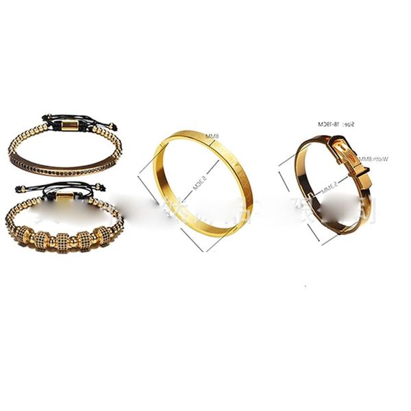 2020 4pcs/set men titanium steel roman numeral bracelet horseshoe buckle bangles pulseira bileklik luxury handmade jewelry, Golden;silver
2020 4pcs/set men titanium steel roman numeral bracelet horseshoe buckle bangles pulseira bileklik luxury handmade jewelry, Golden;silver