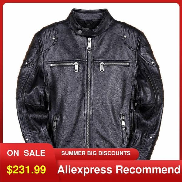 men's leather & faux 2021 black genuine jacket men motorcycle style stand collar plus size 5xl real natural cowhide autumn biker coat
men's leather & faux 2021 black genuine jacket men motorcycle style stand collar plus size 5xl real natural cowhide autumn biker coat