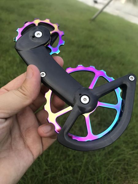 bike derailleurs ryet ospw oversized ceramics pulley wheel system for r9100/9150 and r8000 ss/r8050 ss (non coated) black 78g derailleur
bike derailleurs ryet ospw oversized ceramics pulley wheel system for r9100/9150 and r8000 ss/r8050 ss (non coated) black 78g derailleur