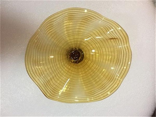 wall lamp amber flush mounted art plates 100% handmade blown glass lamps
wall lamp amber flush mounted art plates 100% handmade blown glass lamps