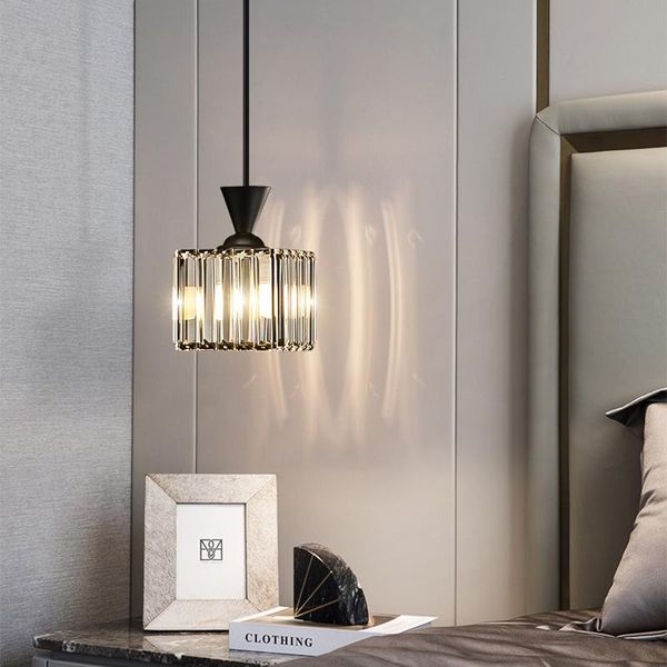 chandeliers high-end light luxury crystal bedroom chandelier bedside lamp balcony fishing line single head post modern restaurant
chandeliers high-end light luxury crystal bedroom chandelier bedside lamp balcony fishing line single head post modern restaurant
