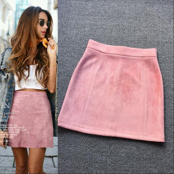 women skirt autumn and winter vintage art empire suede a line solid pink black light tan burgundy color woman sweet
women skirt autumn and winter vintage art empire suede a line solid pink black light tan burgundy color woman sweet
