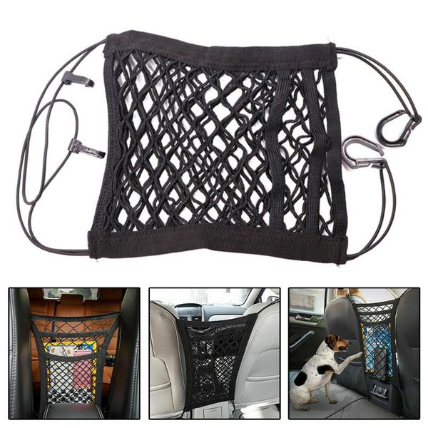car organizer black three layer pet barrier guard back seat safety protector mesh net nylon material for suv truck
car organizer black three layer pet barrier guard back seat safety protector mesh net nylon material for suv truck