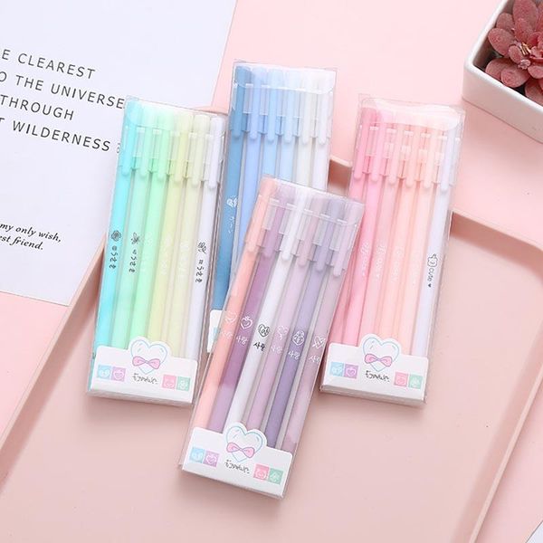 gel pens 6pcs/set cute morandi pen set retro 0.5mm black signature solid color school stationery suppliers office accessories
gel pens 6pcs/set cute morandi pen set retro 0.5mm black signature solid color school stationery suppliers office accessories