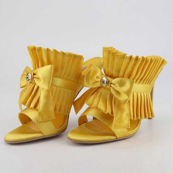 dress shoes gigifox unique party pleated high thin heels mules women summer sweet butterfly-knot woman big size 33-43, Black
dress shoes gigifox unique party pleated high thin heels mules women summer sweet butterfly-knot woman big size 33-43, Black