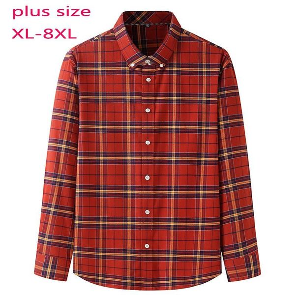 men's casual shirts arrival fashion super large autumn and winter men plaid printed cotton long sleeve plus size xl-7xl 8xl, White;black
men's casual shirts arrival fashion super large autumn and winter men plaid printed cotton long sleeve plus size xl-7xl 8xl, White;black
