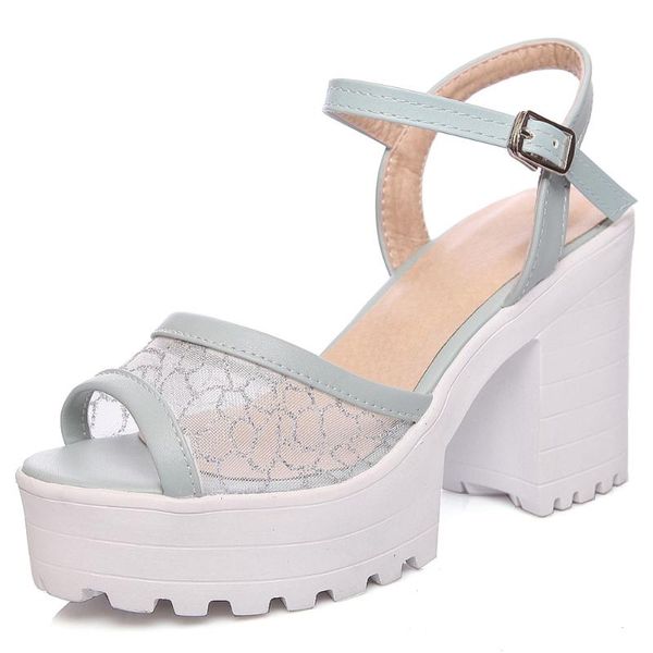 dress shoes sarairis open toe buckle high heels leisure sandals women brand lace platform ladies solid summer, Black
dress shoes sarairis open toe buckle high heels leisure sandals women brand lace platform ladies solid summer, Black