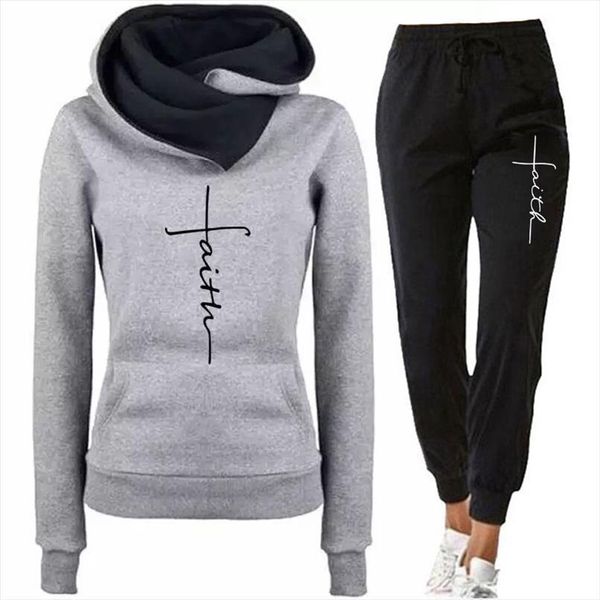 fashion tracksuit winter 2 womens pants piece set pullover hoodie sportspant sweatshirt suit female chandal mujer, White
fashion tracksuit winter 2 womens pants piece set pullover hoodie sportspant sweatshirt suit female chandal mujer, White