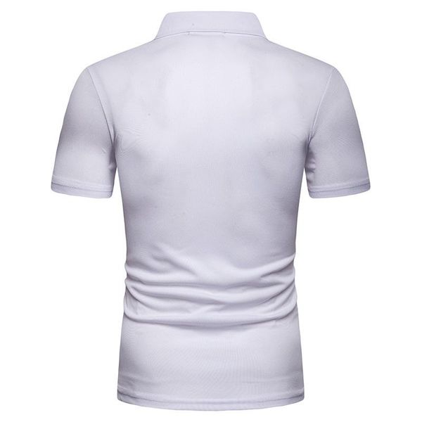 men's shirt summer fashion casual short-sleeved european code v-neck t-shir men p020 polos, White;black
men's shirt summer fashion casual short-sleeved european code v-neck t-shir men p020 polos, White;black