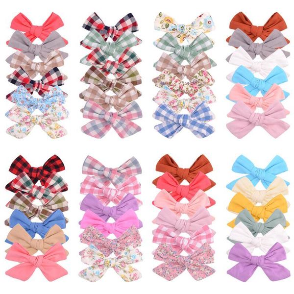 hair accessories 6pcs 5inches big bows solid printed plaid clips barrette for children girl cotton headwear korean ornament, Slivery;white
hair accessories 6pcs 5inches big bows solid printed plaid clips barrette for children girl cotton headwear korean ornament, Slivery;white