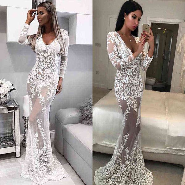 luxury evening dress banquet evening v-neck lace perspective long skirt, Black;gray
luxury evening dress banquet evening v-neck lace perspective long skirt, Black;gray