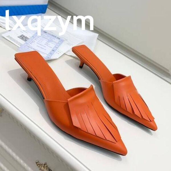 slippers 2021 classics brand sandals pointed toe candy color low heels shoes women leather kitten outwear, Black
slippers 2021 classics brand sandals pointed toe candy color low heels shoes women leather kitten outwear, Black