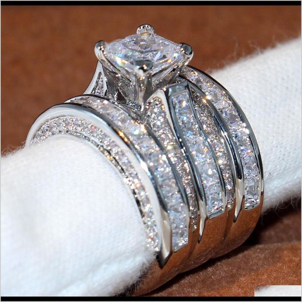 2017 victoria selling classic jewelry 14kt white gold filled princess cut z cz diamond party women wedding 3 in 1 band ring se hkq7y, Slivery;golden
2017 victoria selling classic jewelry 14kt white gold filled princess cut z cz diamond party women wedding 3 in 1 band ring se hkq7y, Slivery;golden