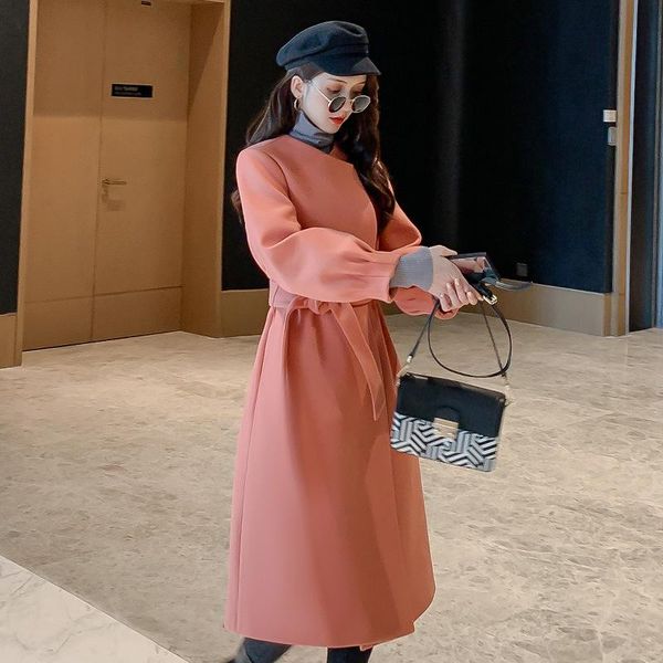 women's wool & blends autumn winter nice women coat jacket fashion long overcoat elegant belt jackets solid female coats blend, Black
women's wool & blends autumn winter nice women coat jacket fashion long overcoat elegant belt jackets solid female coats blend, Black