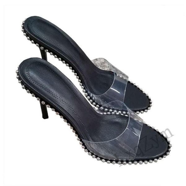 brand 10cm super high heels transparent color real leather women's slides summer open toe lady outdoor slip on slippers, Black
brand 10cm super high heels transparent color real leather women's slides summer open toe lady outdoor slip on slippers, Black