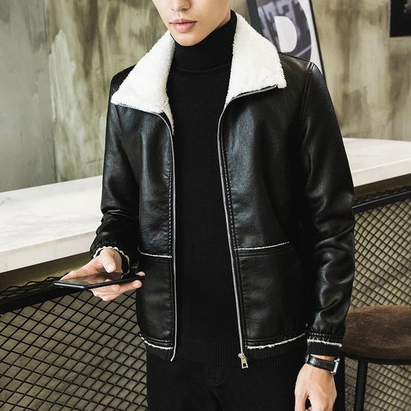 men's jackets 2021 faux fur leathe men jacket long sleeves turn down collar warm think winter outwear clothes casual coat, Black;brown
men's jackets 2021 faux fur leathe men jacket long sleeves turn down collar warm think winter outwear clothes casual coat, Black;brown