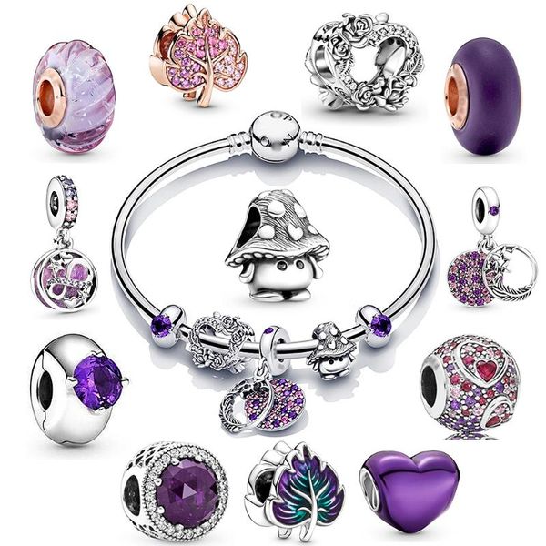 other 2021 women's jewelry original 925 purple sterling silver beaded charm diy creative matching prata brace
other 2021 women's jewelry original 925 purple sterling silver beaded charm diy creative matching prata brace