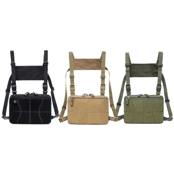 adjustable men chest rig bag casual function outdoor style small tactical vest bags streetwear for male waist
adjustable men chest rig bag casual function outdoor style small tactical vest bags streetwear for male waist