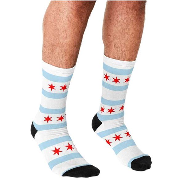 men's socks funny men's flag of chicago pattern printed hip hop men happy cute boys street style crazy novelty for, Black
men's socks funny men's flag of chicago pattern printed hip hop men happy cute boys street style crazy novelty for, Black