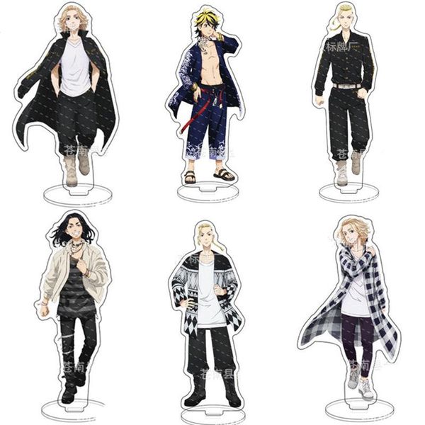keychains anime tokyo revengers character figure stand model cosplay manjiro ken takemichi hinata plate acrylic props, Silver
keychains anime tokyo revengers character figure stand model cosplay manjiro ken takemichi hinata plate acrylic props, Silver
