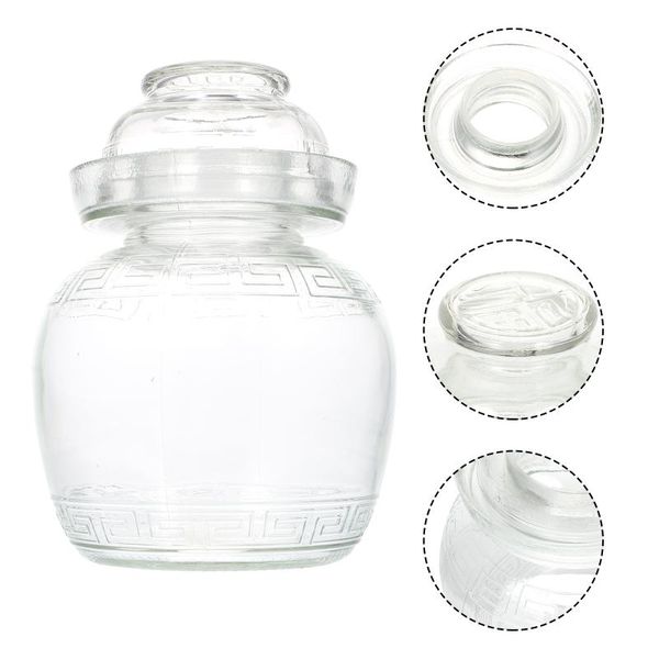 storage bottles & jars traditional glass fermenting jar food container kimchi for kitchen
storage bottles & jars traditional glass fermenting jar food container kimchi for kitchen