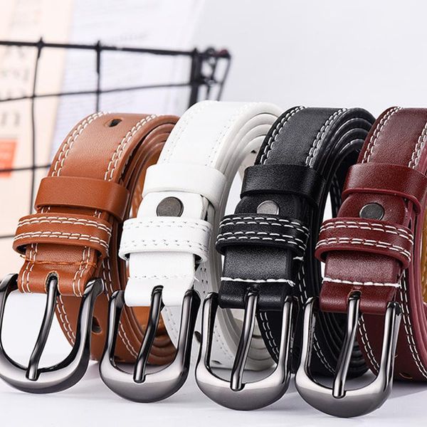 belts classic fashion retro women leather solid color waistband metal single buckle pins design jeans dress decoration, Black;brown
belts classic fashion retro women leather solid color waistband metal single buckle pins design jeans dress decoration, Black;brown