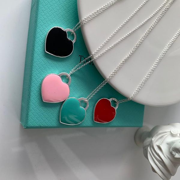 chains 925 sterling silver necklace custom fashion trend four-color heart-shaped lover gift with logo
chains 925 sterling silver necklace custom fashion trend four-color heart-shaped lover gift with logo