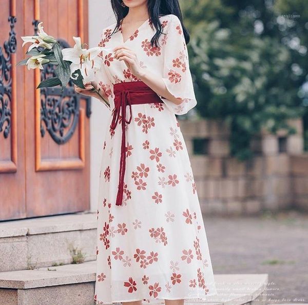 casual dresses y2k vintage women floral print midi dress half sleeve wrap v neck high waist belted a-line dating party, Black;gray
casual dresses y2k vintage women floral print midi dress half sleeve wrap v neck high waist belted a-line dating party, Black;gray