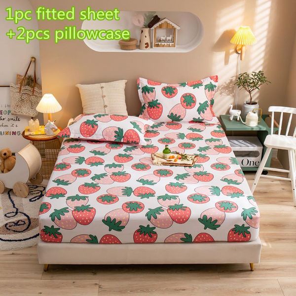 sheets & sets pure cotton fitted sheet strawberry bedding tiwn king elastic bed rubber band mattress cover protector luxury case
sheets & sets pure cotton fitted sheet strawberry bedding tiwn king elastic bed rubber band mattress cover protector luxury case