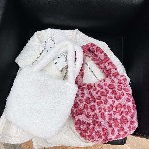 evening bags fashion women's bag flower leopard print plush designer shoulder autumn winter casual style ladies chain small handbags
evening bags fashion women's bag flower leopard print plush designer shoulder autumn winter casual style ladies chain small handbags