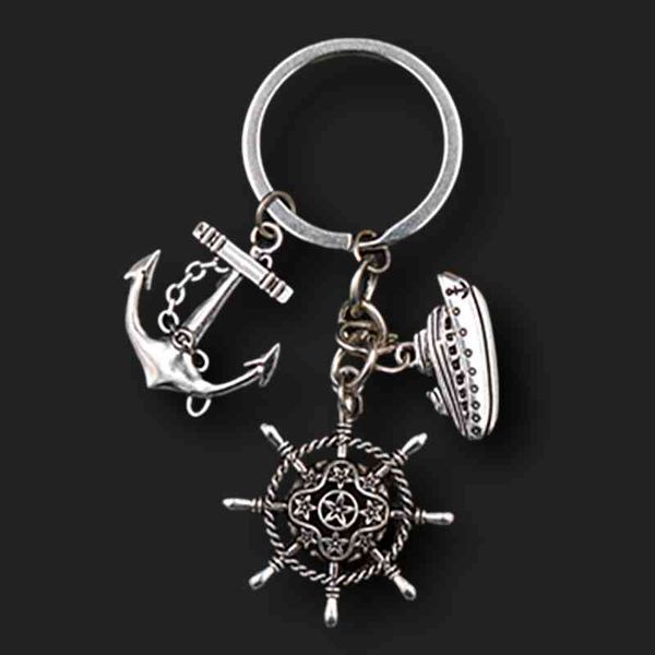 1pc rudder ship anchor ship pendant i love sea charm keychain diy creative handmade alloy key chain a1534, Silver
1pc rudder ship anchor ship pendant i love sea charm keychain diy creative handmade alloy key chain a1534, Silver