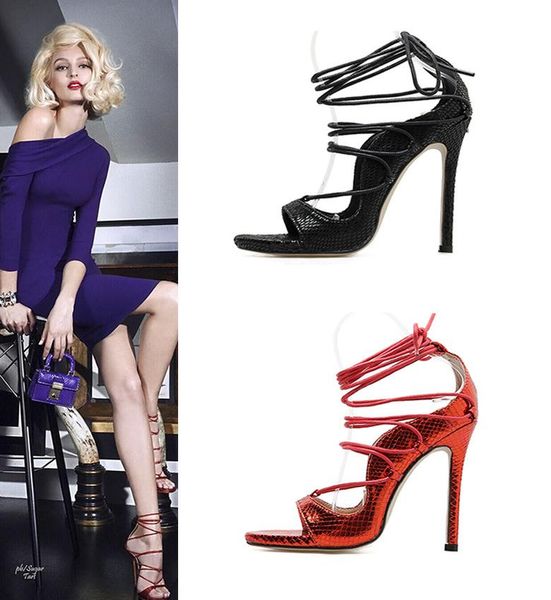 sandals women summer narrow band cross strap shoes party wedding nightclub ladies sandalias big size woman, Black
sandals women summer narrow band cross strap shoes party wedding nightclub ladies sandalias big size woman, Black