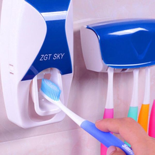 toothbrush holders auto toothpaste dispenser holder set wall storage for toilet bathroom accessories
toothbrush holders auto toothpaste dispenser holder set wall storage for toilet bathroom accessories