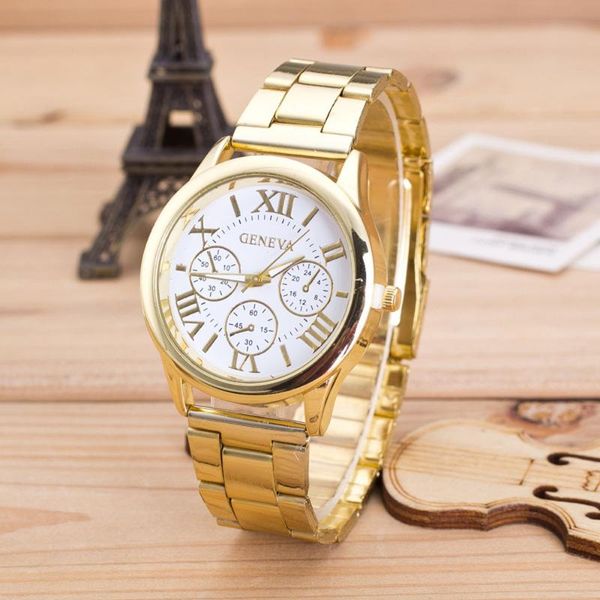 wristwatches womens roman numerals round dial stainless steel band relogio feminino quartz wrist watch alloy clock casual saatler horlogesb4, Slivery;brown
wristwatches womens roman numerals round dial stainless steel band relogio feminino quartz wrist watch alloy clock casual saatler horlogesb4, Slivery;brown
