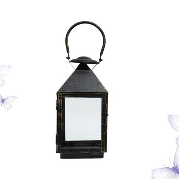 candle holders retro wrought iron holder hanging portable lantern decor wedding decoration for courtyard garden (black)
candle holders retro wrought iron holder hanging portable lantern decor wedding decoration for courtyard garden (black)