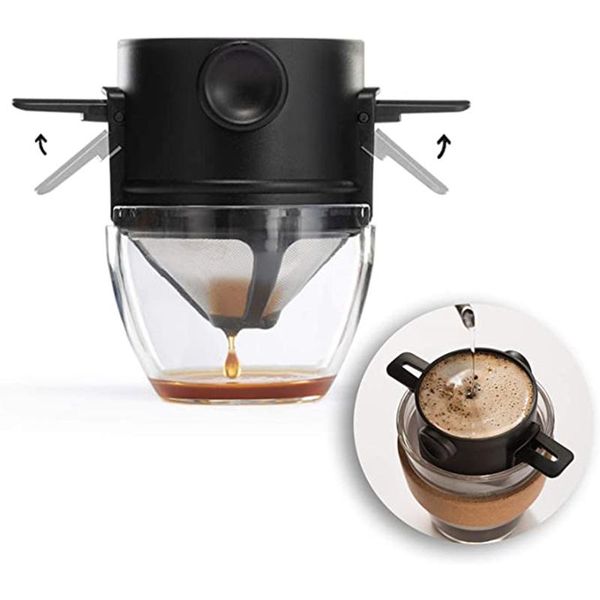 coffee filters foldable filter stainless steel drip tea holder reusable paperless pour over dripper for home coffeeware
coffee filters foldable filter stainless steel drip tea holder reusable paperless pour over dripper for home coffeeware