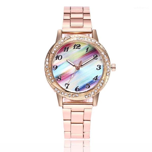 wristwatches 2021 fashion women quartz luxury rhinestone ladies watch rainbow clock [buy 1 get, Slivery;brown
wristwatches 2021 fashion women quartz luxury rhinestone ladies watch rainbow clock [buy 1 get, Slivery;brown