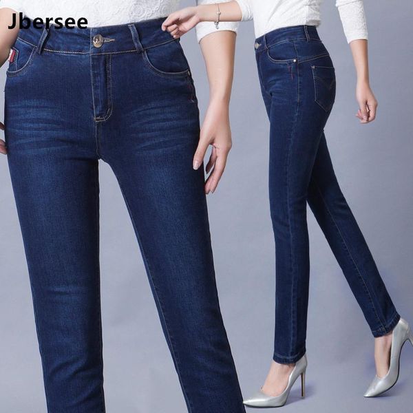 women's jeans jbersee high waist washed dark blue jean femme for women simple style push up fashion embroidery trousers
women's jeans jbersee high waist washed dark blue jean femme for women simple style push up fashion embroidery trousers