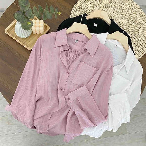summer design sense bottoming sling short vest lapel loose solid color chiffon shirt two-piece female 210525, White
summer design sense bottoming sling short vest lapel loose solid color chiffon shirt two-piece female 210525, White