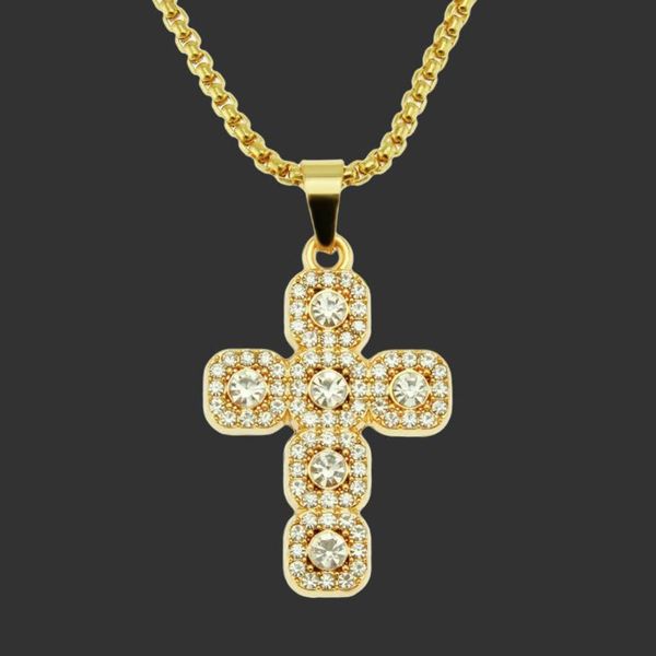 hip hop cross pendant necklace for women men micro pave zircon jesus corss gold color necklaces punk fashion jewelry gift chokers, Golden;silver
hip hop cross pendant necklace for women men micro pave zircon jesus corss gold color necklaces punk fashion jewelry gift chokers, Golden;silver