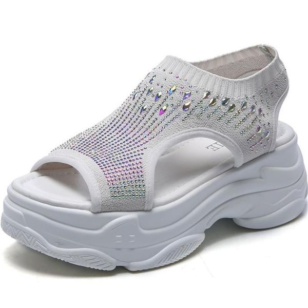 summer fashion women comfortable sandals ladies beach footwears rhinestone style women's platform thick soled, Black
summer fashion women comfortable sandals ladies beach footwears rhinestone style women's platform thick soled, Black