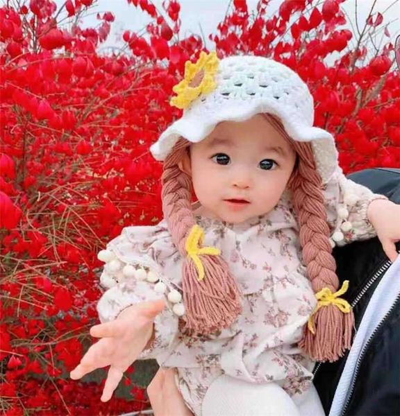 caps & hats children cotton knitted hat with braids autumn winter girls soft warm braided wig baby ear protection ruffle cap for po shoot, Yellow
caps & hats children cotton knitted hat with braids autumn winter girls soft warm braided wig baby ear protection ruffle cap for po shoot, Yellow