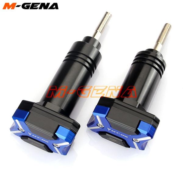 parts cnc motorcycle frame sliders anti crash engine guard pad side shield protector for mt-09 mt 09 mt09 fz-09 fz09 2021-2021